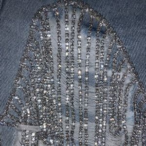 Jean Shorts With Bling 💍